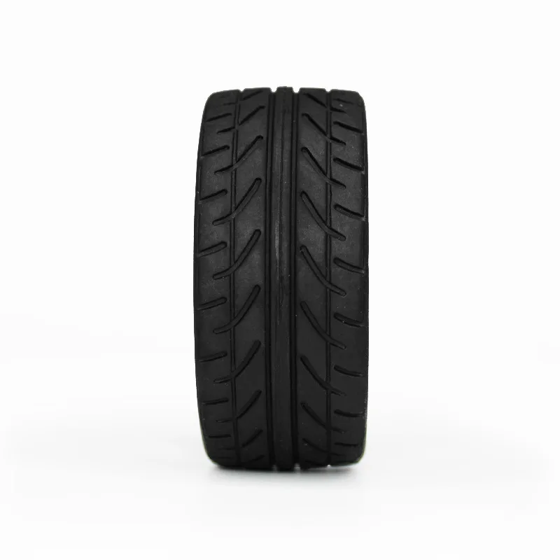 1/10 On‑Road Racing Tires, 4‑Piece Set, Wear‑Resistant Soft Street Tires, Compatible with Tamiya, HSP 94123, CS, TT02, Toy parts