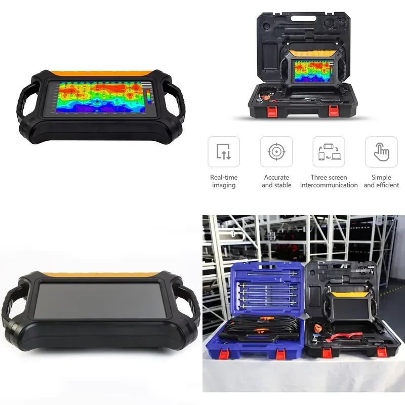 for 16 Channel Underground Metal Detector Gold Jade Diamond Finder Deep Search up to 60m Detection Depth Affordable Treasure