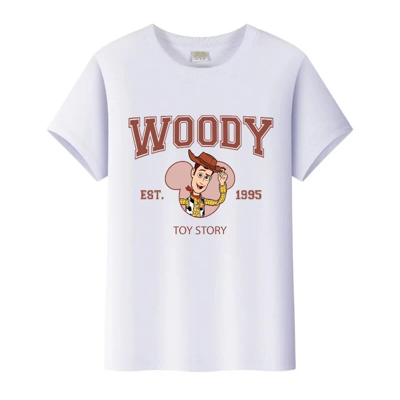 

Disney Cartoon Toy Story Print Children t-shirt Summer Girl Tees Men Hip Hop Tops Unisex Boy Blouses Woman Tshirt Clothing Gift