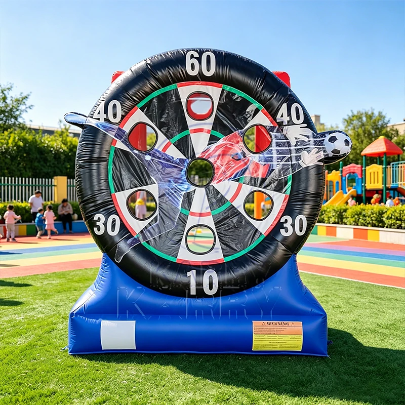 Hot Selling Outdoor Inflatable Kicking Target Game Inflatable Football Dart for Kids and Adults Inflatable Sport Games