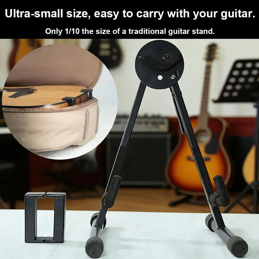 Soporte ajustable para guitarra portátil con clip de silicona - imagen 5