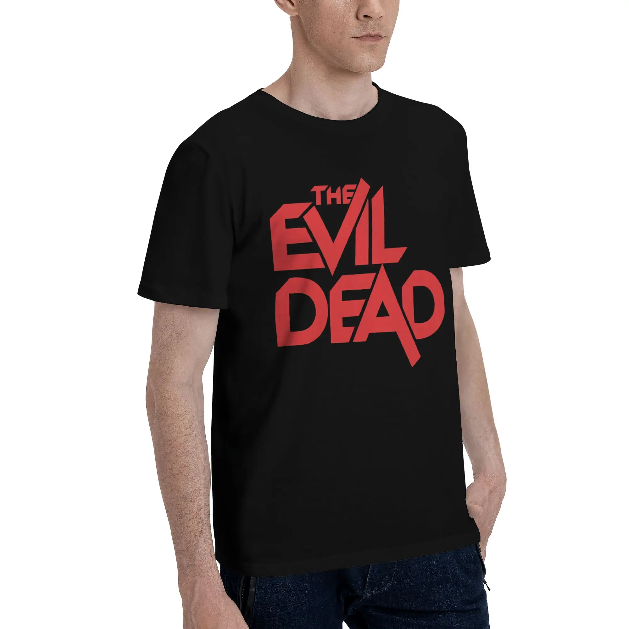Men Women Printed Evil Dead Burn  Tee T Shirt Pure Cotton  T-shirts Clothing