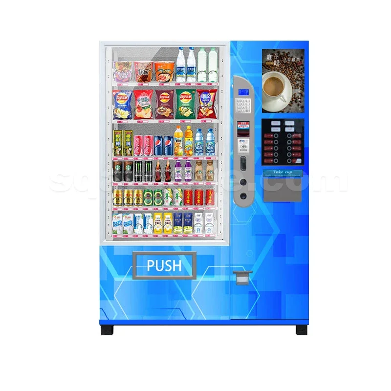 For Shopp Cold Drinks Trolling Equipment Coffee Food Trailer Van Snack Vending Machine