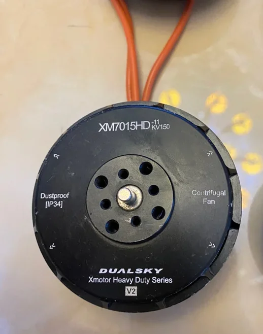 Dismantle machine Dualsky XM7015HD-11,150KV 7015  10-12s 1850W 7KG thrust Heavy Duty Series High Voltage Multi-copter Motor