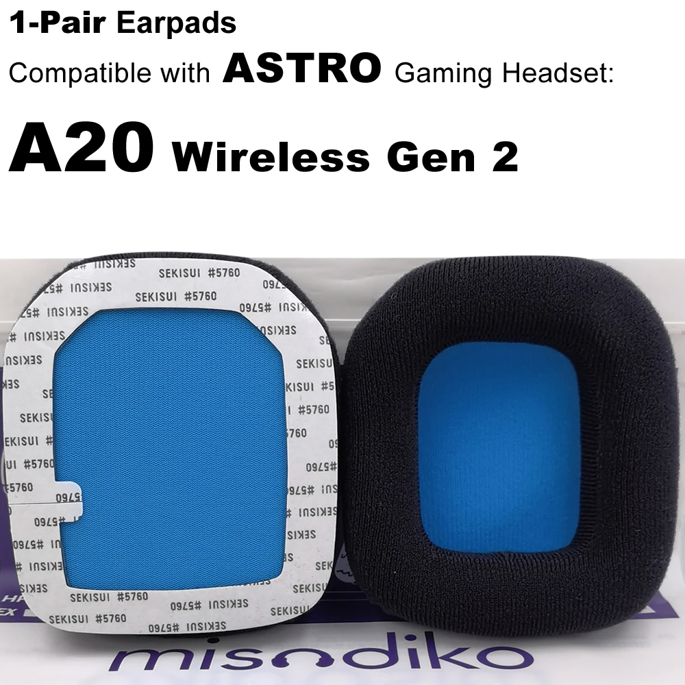 

misodiko Ear Pads Cushions Replacement for ASTRO Gaming A20 Wireless Headset Gen 2