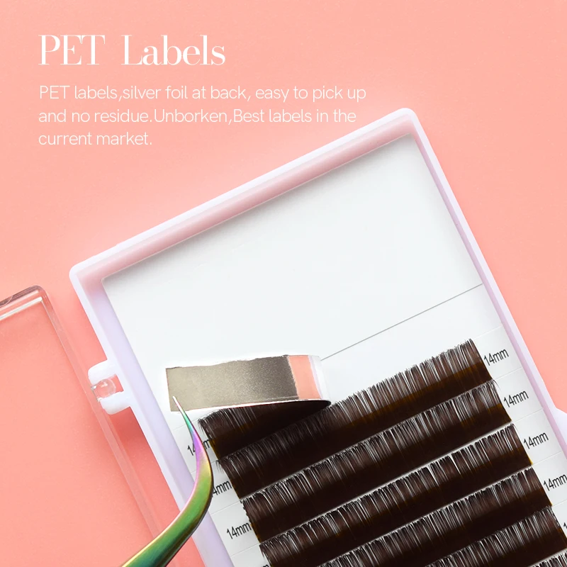 H&L SINCE 1990 12. Rowsblack brązowe rzęsy, podwójnie spiczaste narzędzie do makijażu rzęs, profesjonalne sztuczne rzęsy