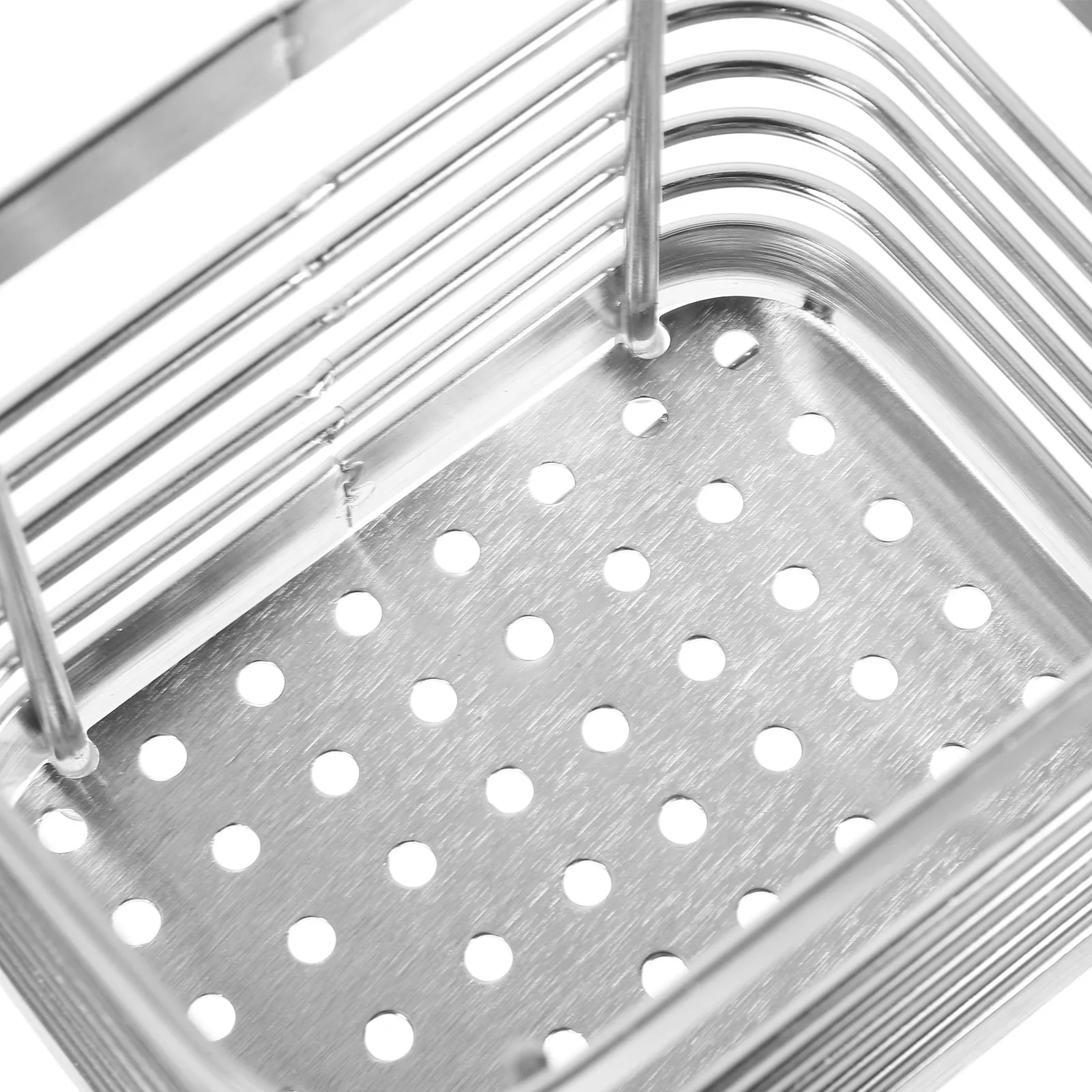 

Stainless Steel Chopstick Holder with Drainage Design Space Saving Cutlery Organizer for Kitchen Countertop Utensil Storage