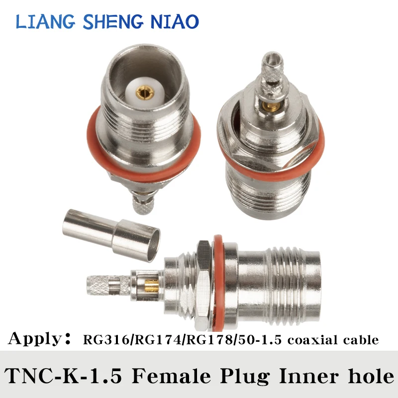 Plugue de cabo coaxial macho e fêmea, N Feeder Joint, BNC RG58, BNC RG316, SMA-J-1.5, UHF RF Line, 50-1.5 Series, 10Pcs