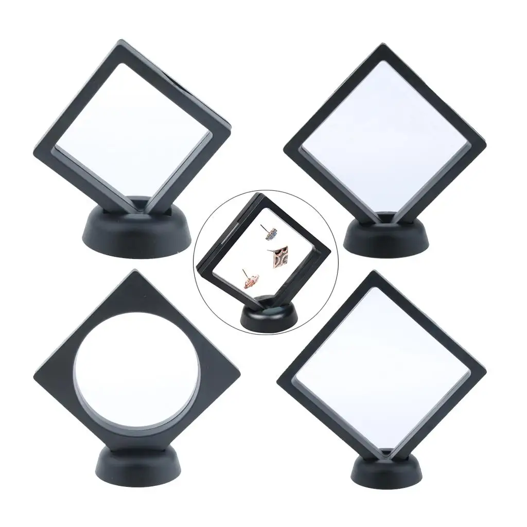 Jewelry 3D Floating Display Case Box Exhibition, Collectibles Display, image 5