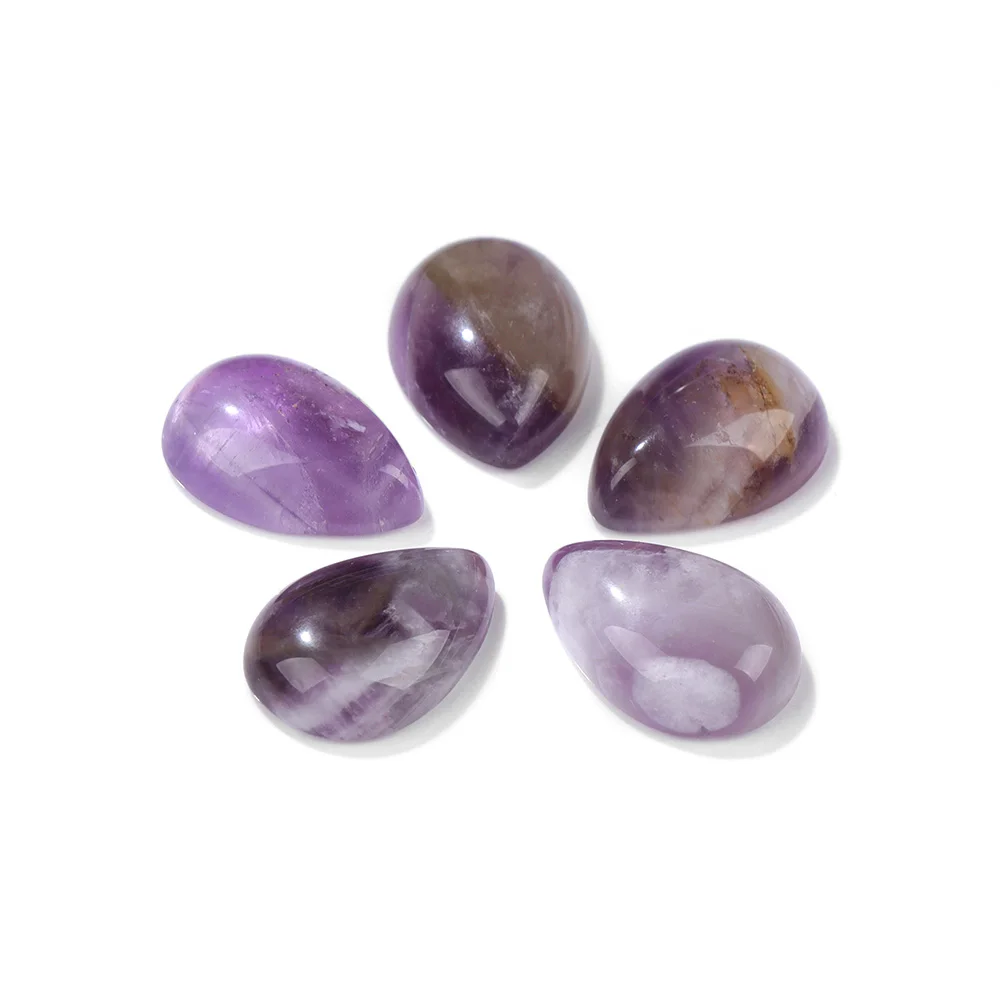 10x14MM goccia d\'acqua multicolore pietra naturale Cabochon Agates cristallo di quarzo opale corniola anello Cabochon 10 pezzi ricerca all\'ingrosso