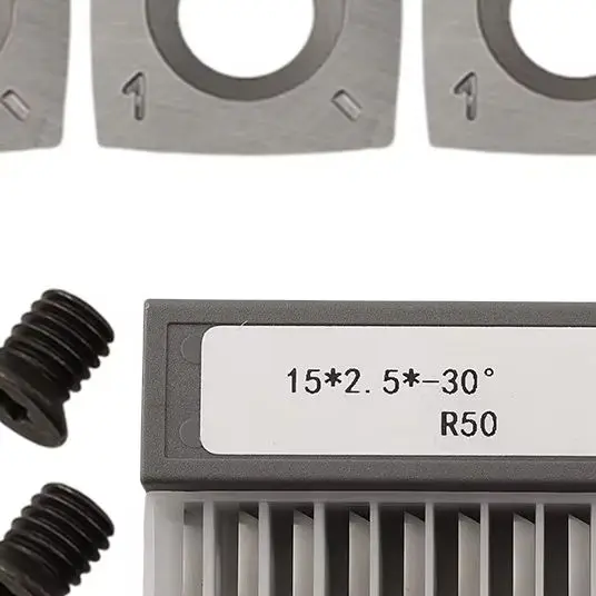

10pcs Carbide Square Insert 15*15*2.5mm 30° R50 For Wood Turning Tool Square Carbide Blade For Finishing Curved Concave