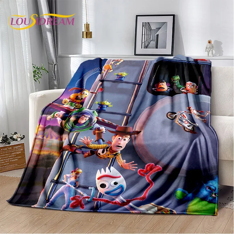 Cute 29 Style Toy Story Disney Cartoon Soft Flannel Blanket Throw Blanket for Living Room Bedroom Bed Sofa Picnic Cover Gift Kid