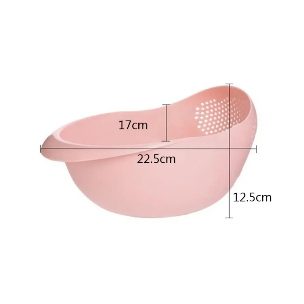 Housewear Kitchen Tools Plastic Colander Rice Sifter Rice Washing Filter Vegetable Bowl Drainage Basket images - 6