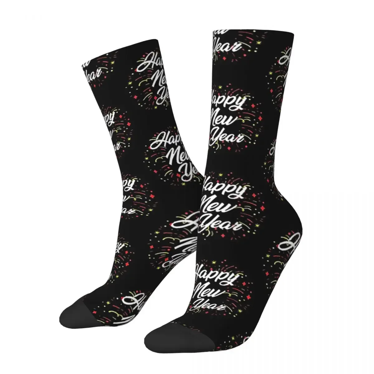 

Happy New Year Gift - Goodbye 2023 & Welcome 2024 Socks High Quality Stockings All Season Long Socks for Unisex Birthday Present