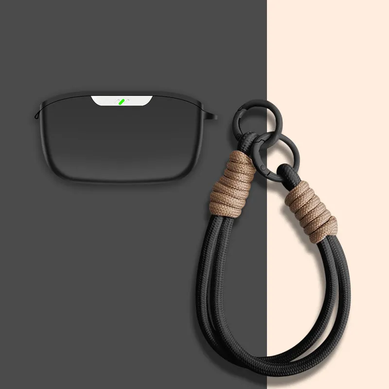 Suitable for JBL Wave Buds/Wave Buds 2/JBL Wave 100 TWS Silicone Bluetooth Earphones with Washable Case and Anti Loss Lanyard view 2