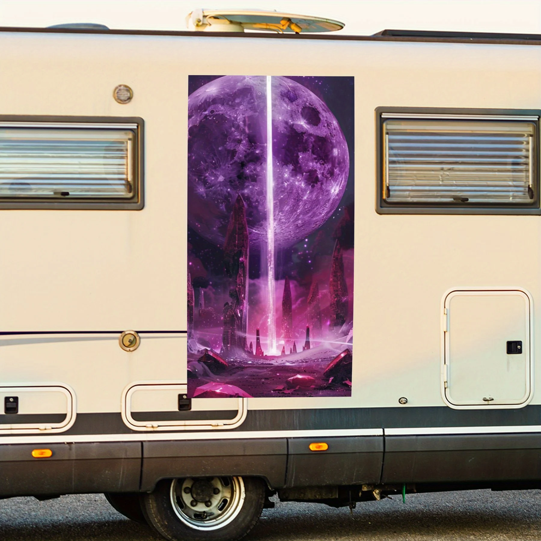 

Космическая загадочная структураАклейка, виниловая наклейка на сторону дома на моторику, водонепроницаемая самоклеящаяся виниловая наклейка на