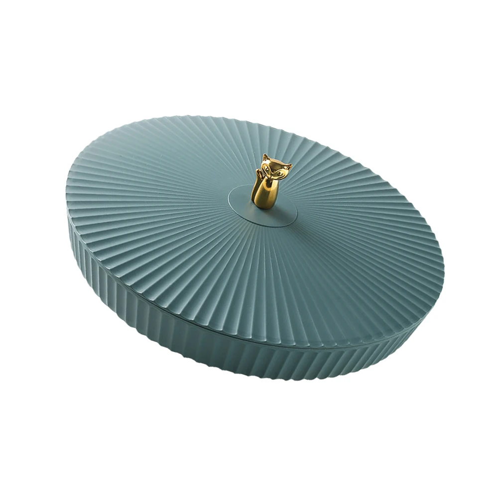 

Snacks Separate Platter Tray Dinning Table Dessert Holder Food Plate Platters Blue Safe Materials Exquisite Design Practical