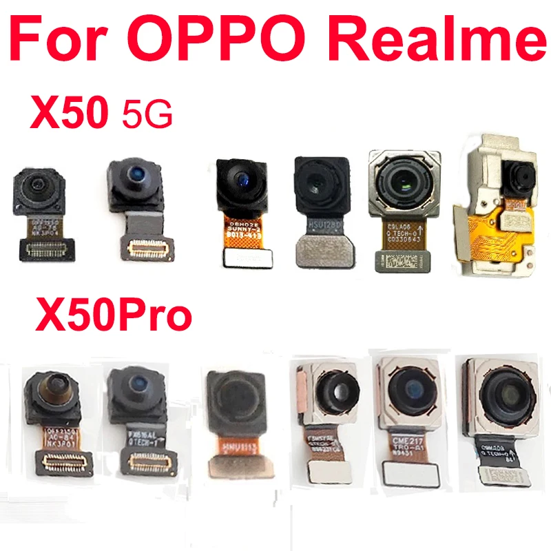 Для Realme X50 X50 Pro 5G задняя фронтальная камера мини фронтальная основная ультраширокая модульная камера