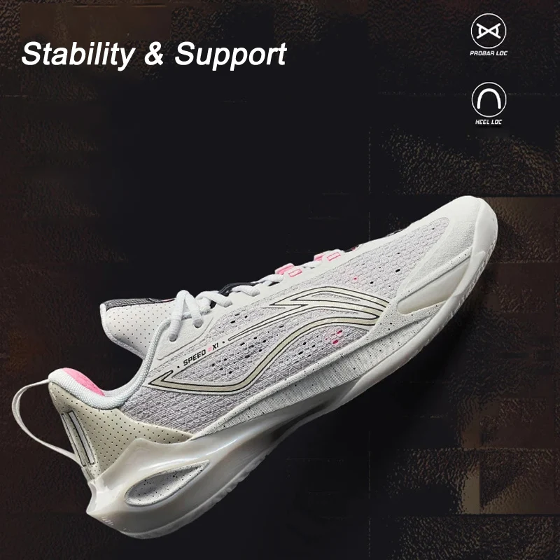 Li-Ning أحذية كرة السلة الاحترافية SPEED XI للرجال وسادة مريحة ودعم ثابت وبطانة أحذية رياضية مضادة للانزلاق ABAV031