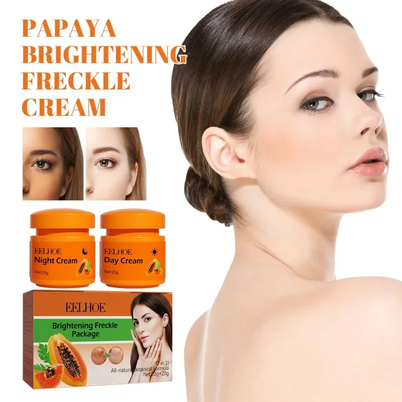 Papaja Whitening Sproet Crème Effectieve Fade Facial Melasma Donkere Vlekken Melanine Anti Aging Helderder Hydraterende Huidverzorging