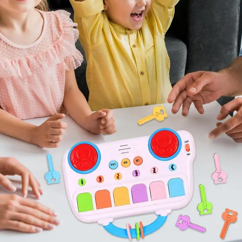Animal Popping Out Toy Baby Musical Toys Interactive Popping Animal Musical Toys Educational Color Sorting Toys For 1-3 Year Old