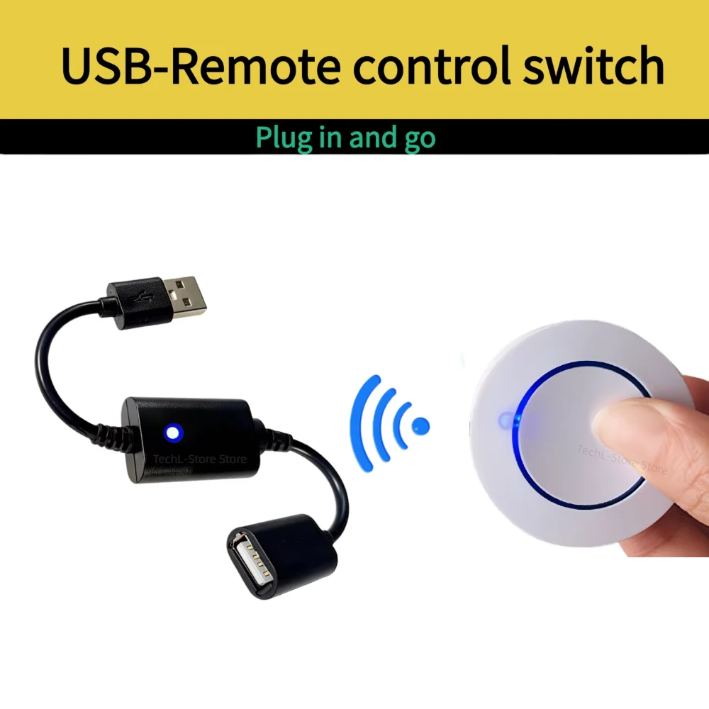 5 فولت USB اللاسلكية RF التحكم عن بعد التبديل سائق السلطة على إيقاف لشريط القراءة ضوء المصباح مروحة كابل توصيل 433 ميجا هرتز خط التحكم