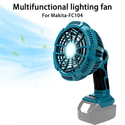 FC104 Vertical Fan For Bosch For Milwaukee M18 Ryobi For BlackDecker Craftsman For Makita Dewalt With 14.4-18V Lithium Battery