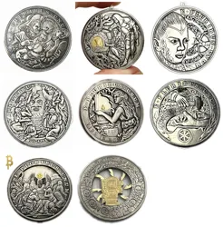 Movable Mechanism Coin USA Hobo Nickel Morgan Dollar Roman Booteen`s Mix Amazing Art Magic Coin Creative Gift