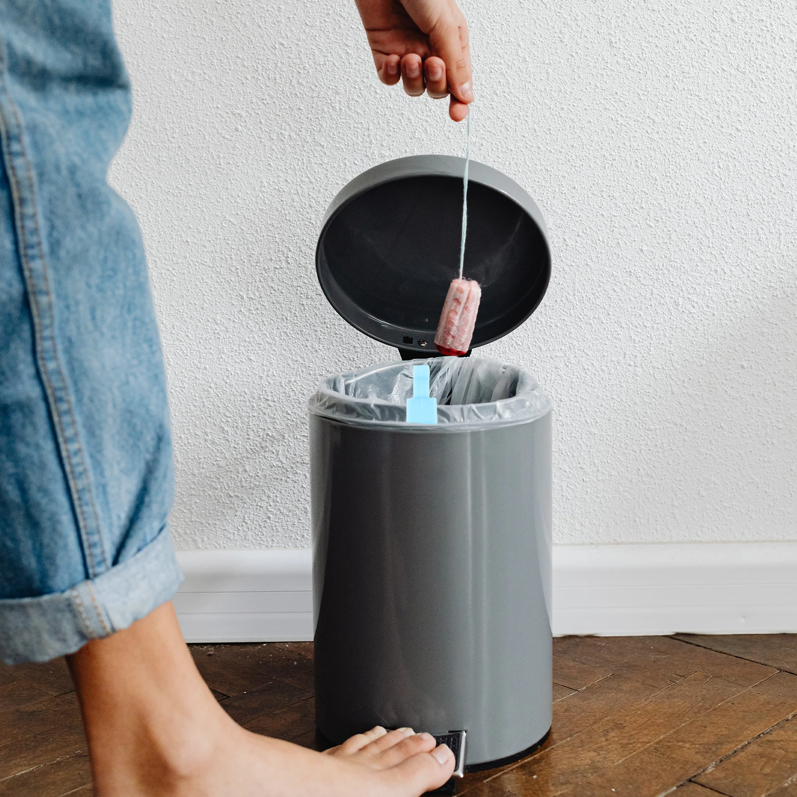 

20 Pcs Waste Basket Bag Clips Bathroom Trash Can Simple Garbage Bin Clamp Clamps