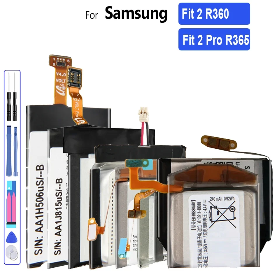 Battery EB-BR360ABE EB-BR365ABE For Samsung Gear R360 Fit 2 Pro Fitness SM-R365 R365 Watch 200mAh