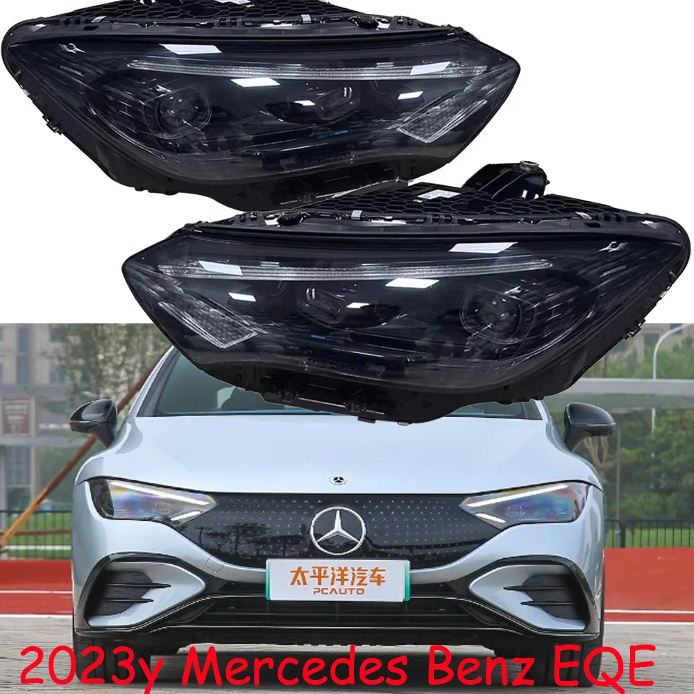 1pcs car bupmer head light for Mercedes Benz EQE headlight 2023~2024y LED car accessories DRL fog for benz EQE headlamp