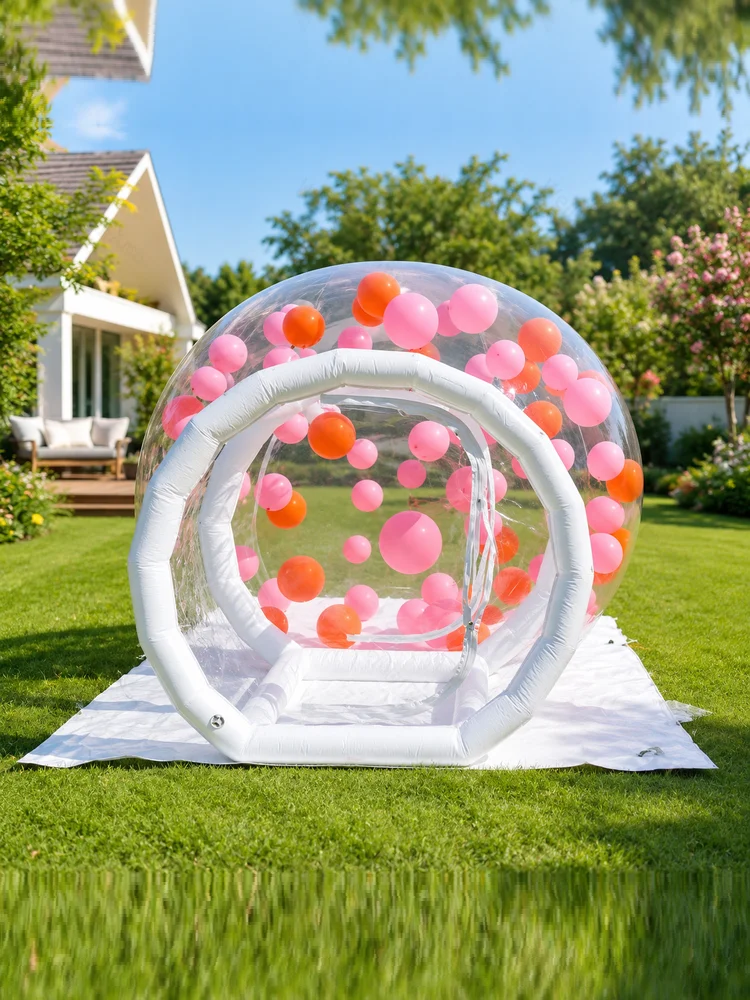 PVC inflatable bubble house, a children's party and amusement equipment, suitable for birthday parties and weddings.