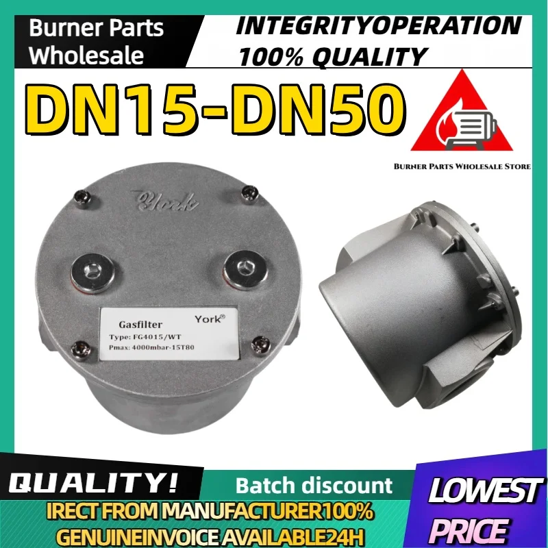 Natural Gas Filter DN15 DN20 DN25 DN32 DN40 DN50 Threaded Connection Industrial Gas Pipeline Filter Burner Boiler Gas Filter Rep
