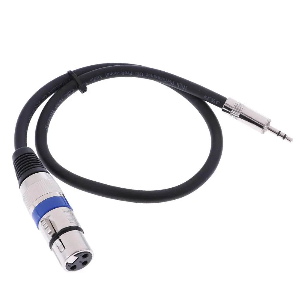 3,5-mm-Stecker auf XLR-Kabel, 3,5-mm-Stecker auf XLR-Buchse Audiokabel für Mikrofon