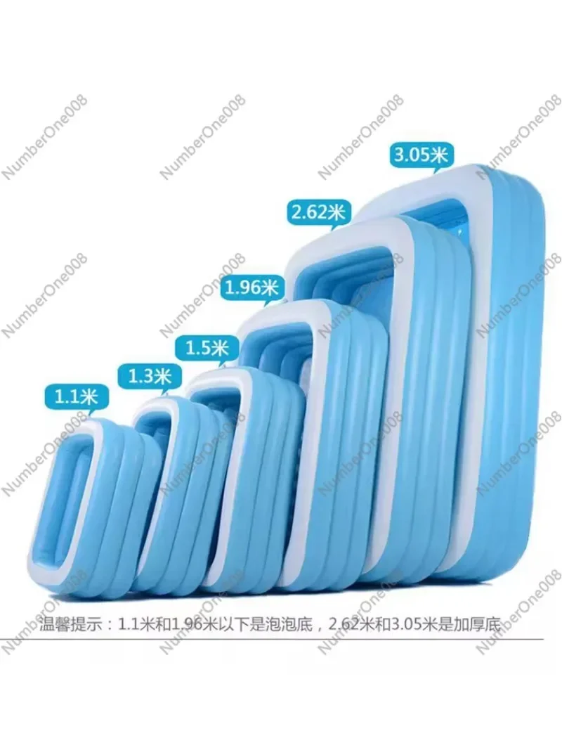 

Надувная складная ванна-бассейн для взрослых и детей, утолщенная, большая, для домашнего использования, для пар