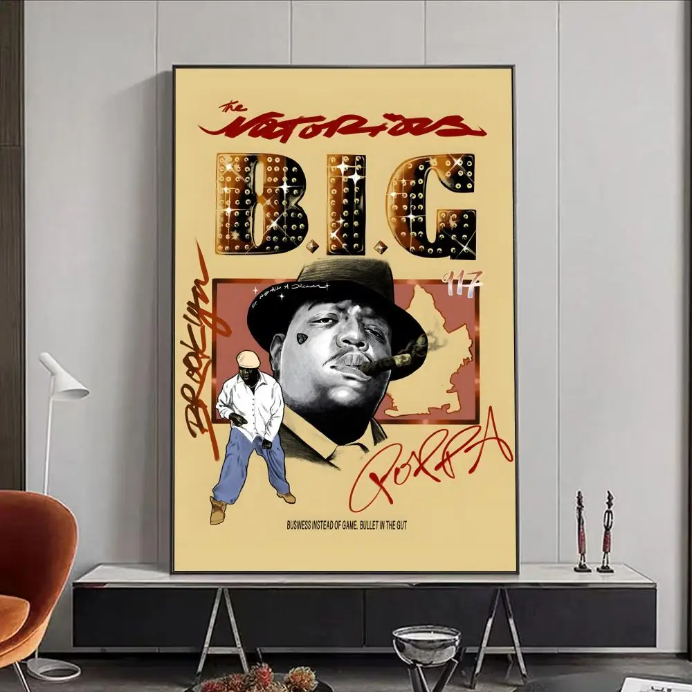 Biggie Smalls Poster 15x20cm Waterproof Wall Art
