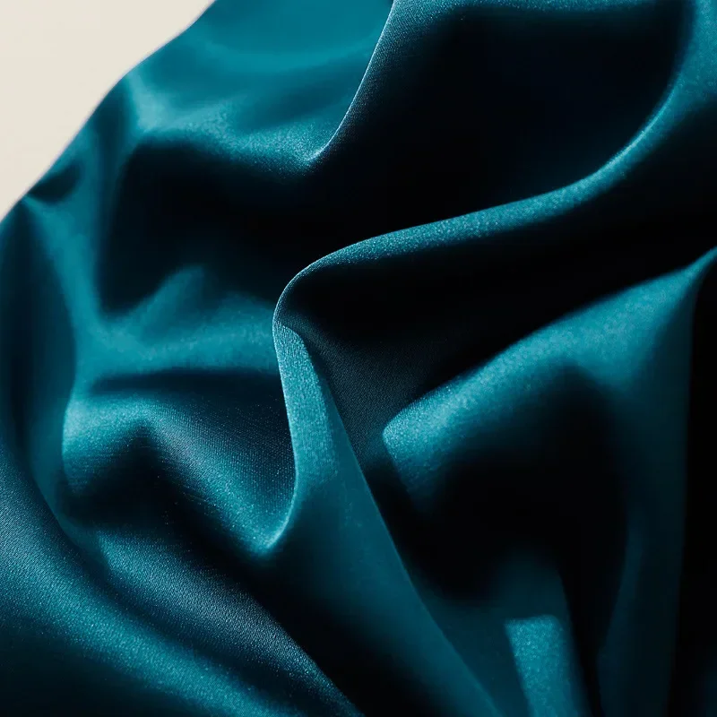 2026 Summer Loose Silky Smooth Satin Silk Straight Trousers Women Clothes Korean Fashion High Waist Ice Silk Wide-leg Pant Women