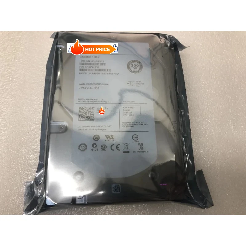 Original  for DE-LL New  15K.7 300G 15K SAS 3.5 ST3300657SS Server Hard Drive 