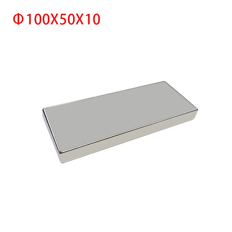 

Super Stong Neodymium Magnet Strip 100x50x10mm Thin Rectangle Magnets Powerful Permanent Rare Earth Magnets Imanes Magnetic