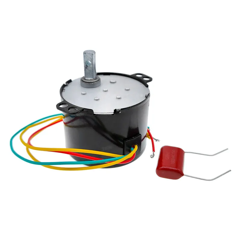 Produktbild von 50KTYZ Permanentmagnet-Synchronmotor AC 220V – 6W Getriebemotor Mit Drehrichtungssteuerbar (vor-/rückwärts), 1,2 U/min, Nicht Drehzahlregelbar