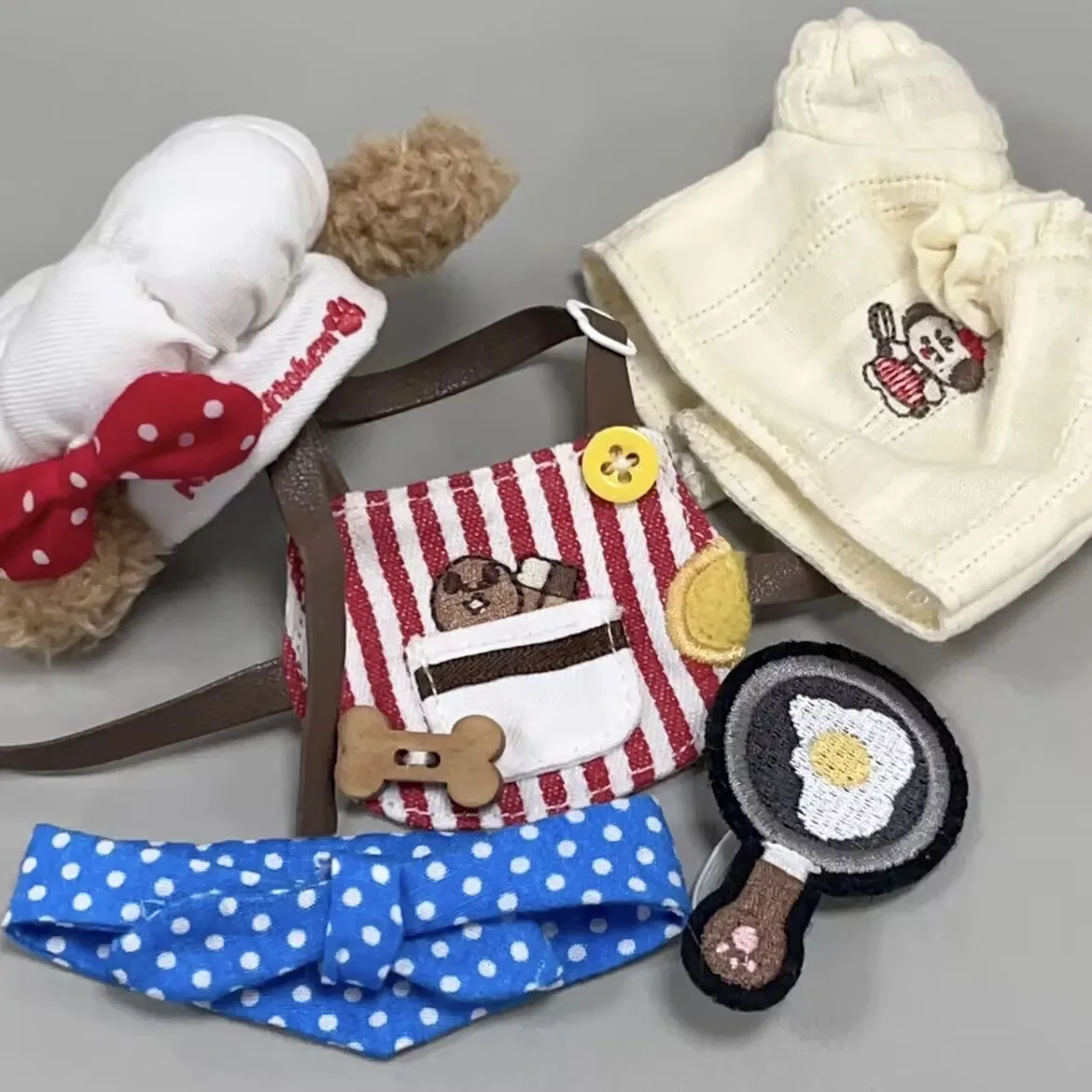 

10cm cute birthday gift: Sea star, Clever Dog, kitchen cotton doll, baby clothes, doll pendants and ornaments