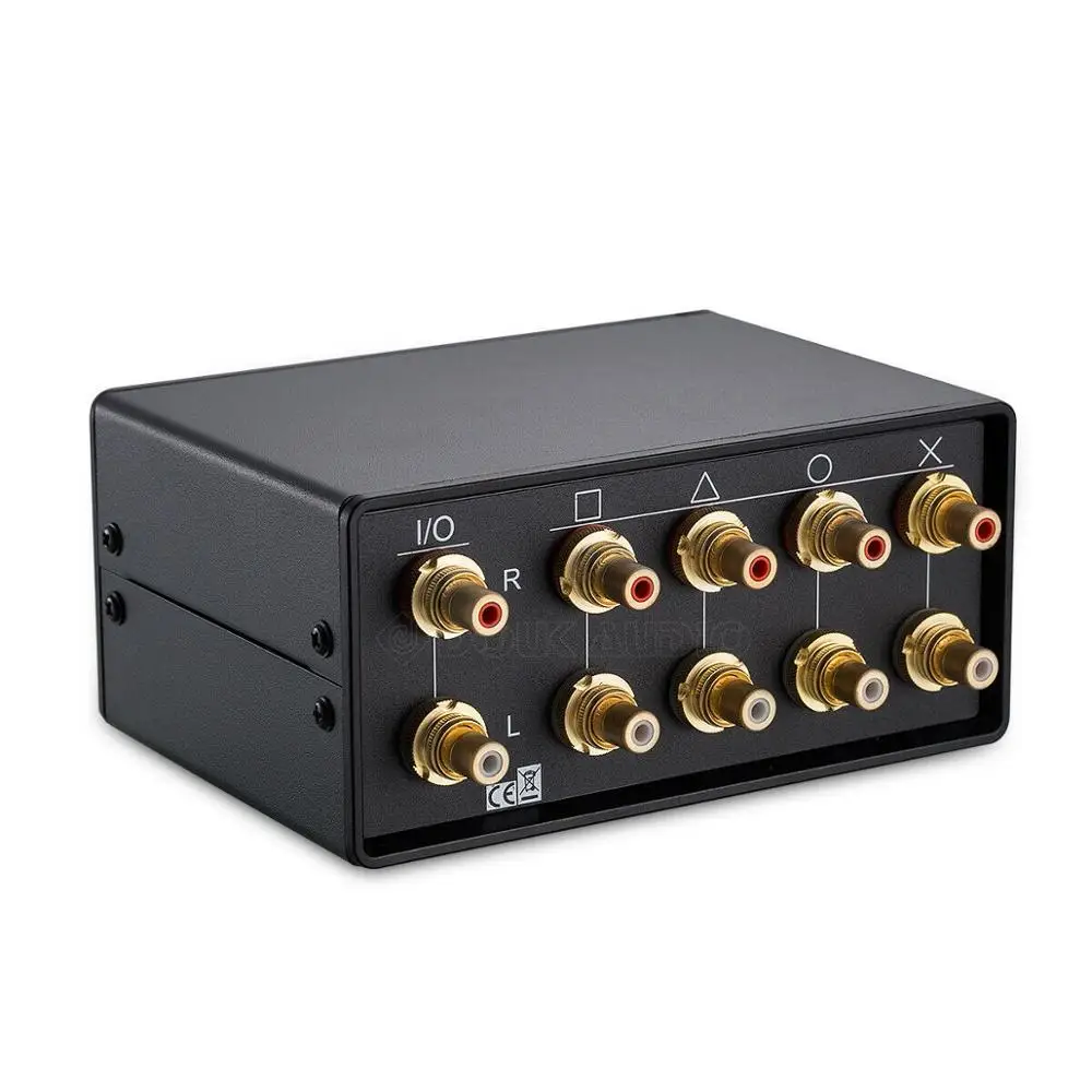 HiFi 4-way Audio Switcher RAC 4 In 1 Out, 1 In 4 Out Converter Mc6 Alps