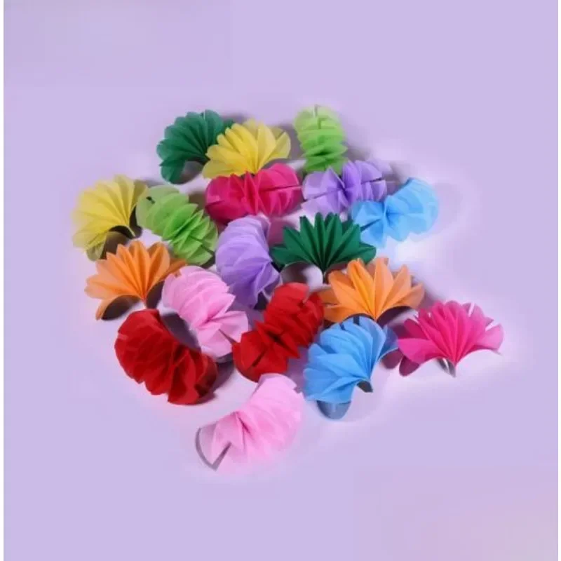 

9pcs/Set Flower From Empty Hand Magic Trick ( Paper) Close Up Street Stage Magic Props Professional Magician Illusion Party Fun