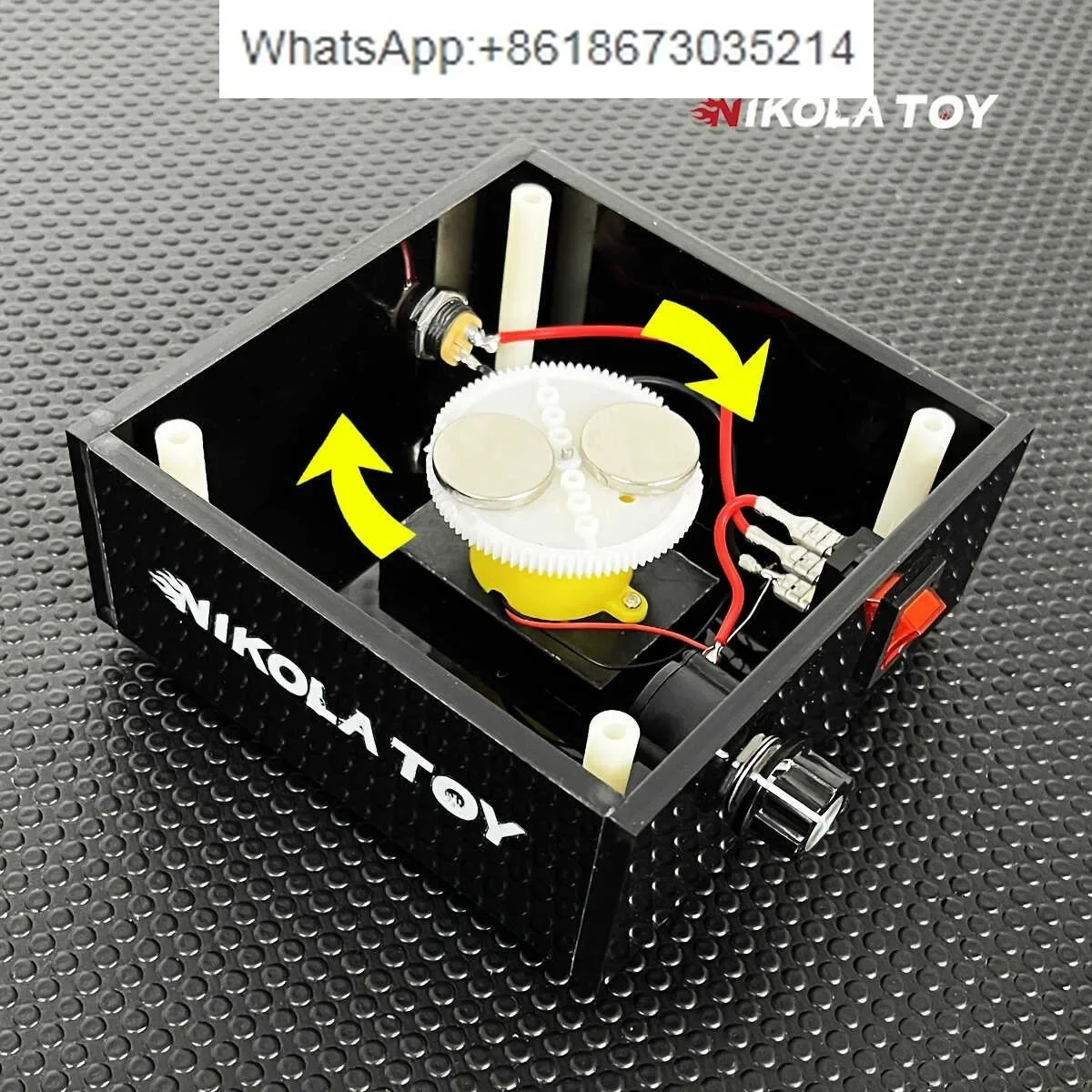 Electromagnetic eddy current science physics experiment teaching aids niche black technology