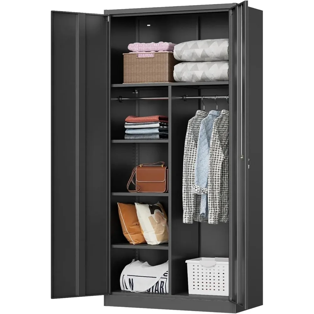 71 H Metal Armoire …