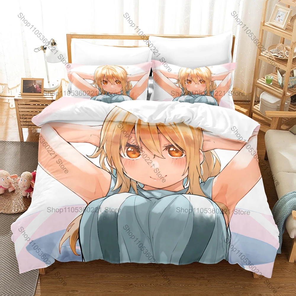 Cool Remake Our Life Duvet Cover + 2 Pillowcases, Anime Print Soft Bedding Set for Anime Fans Bedroom Decor