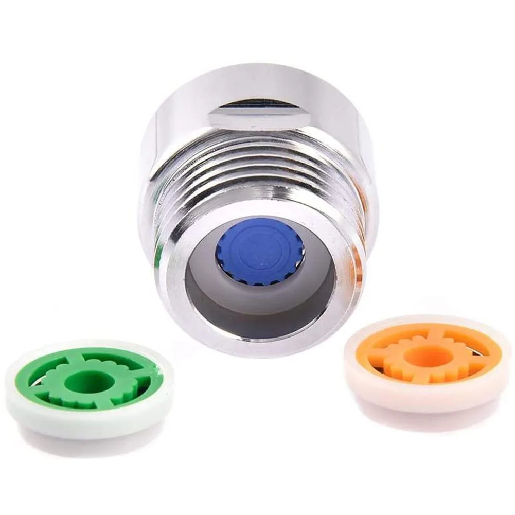 Shower Flow Reducer Limiter Set Water Saving 4, 7, 9 L/Min Hose Restrictor Plastic Copper Shell For Shower Faucets Fixtures