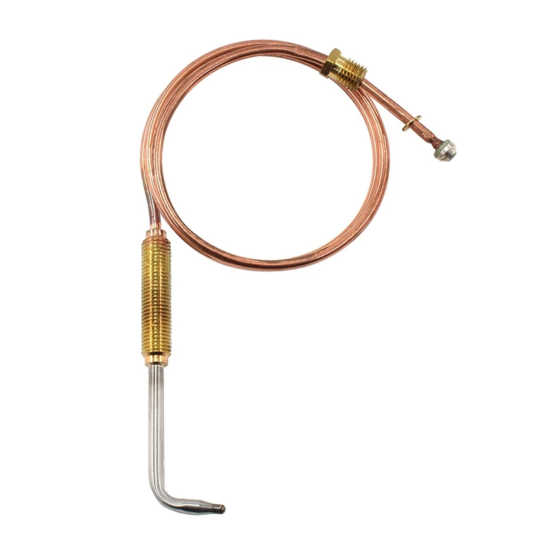 2023 Elbow 670Mm Gas Stove Thermocouple Heater Part Universal Fireplace Replacement Kit Digital Temperature Controller