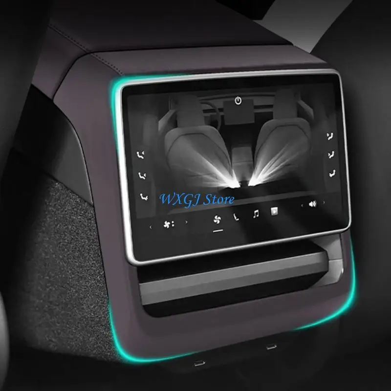 

37JE Upgrades ABS Car Armrest Cover Enhances Interior Fashionable Rear Armrest Cover with Stylish Designs for Vehicle