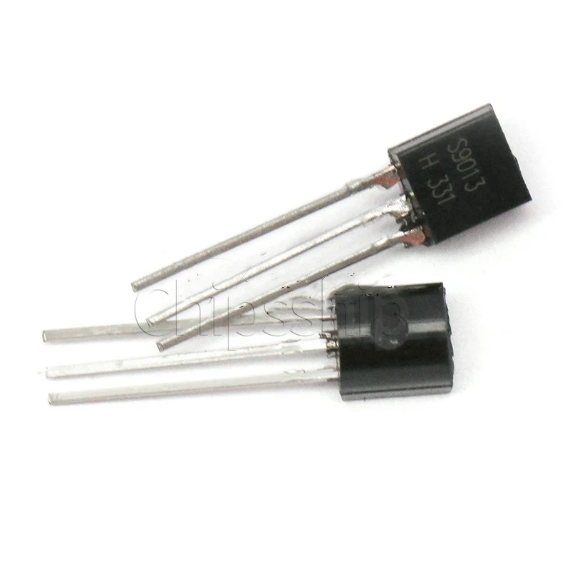 Transistor en ligne S9013 NPN Power Triode 9013 TO-92, 50 pièces